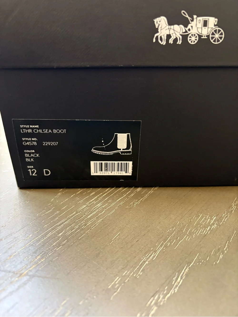 Coach Men’s Leather Chelsea Chukka Boots